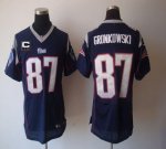 Jerseys Factory Cheap Nike Patriots #87 Rob Gronkowski Navy Blue