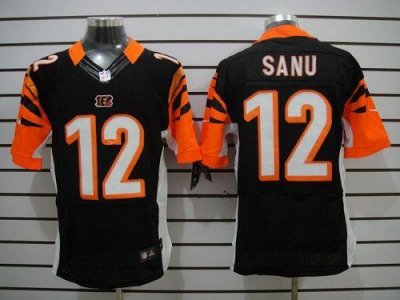 Jerseys Factory Cheap Nike Bengals #12 Mohamed Sanu Black Team C