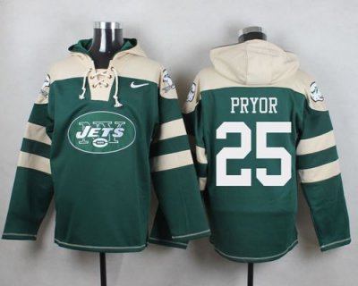 Jerseys Factory Cheap Nike Jets #25 Calvin Pryor Green Player Pu