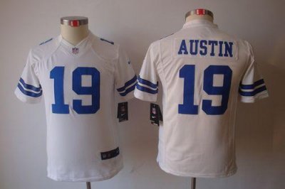 Jerseys Factory Cheap Nike Cowboys #19 Miles Austin White Youth