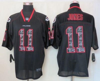 Jerseys Factory Cheap Nike Falcons #11 Julio Jones New Lights Ou