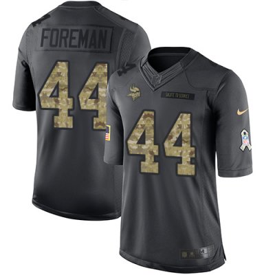 Jerseys Factory Cheap Nike Vikings #44 Chuck Foreman Black Men's