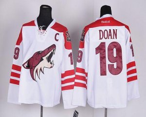 Jerseys Factory Cheap Coyotes #19 Shane Doan White Road Embroide
