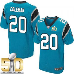Jerseys Factory Cheap Nike Panthers #20 Kurt Coleman Blue Altern