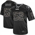 Jerseys Factory Cheap Nike Raiders #52 Khalil Mack New Lights Ou