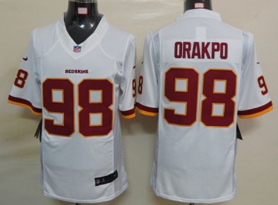 Jerseys Factory Cheap Nike Redskins #98 Brian Orakpo White Men's