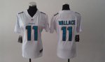 Jerseys Factory Cheap Nike Dolphins #11 Mike Wallace White Women