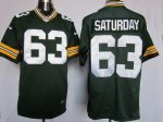 Jerseys Factory Cheap Nike Packers #63 Jeff Saturday Green Team