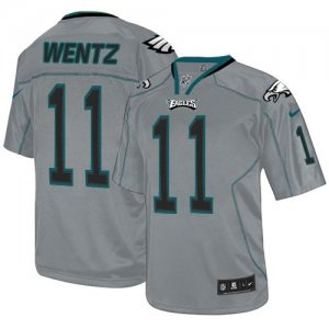 Jerseys Factory Cheap Nike Eagles #11 Carson Wentz Lights Out Gr