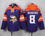 Jerseys Factory Cheap Nike Vikings #8 Sam Bradford Purple Player