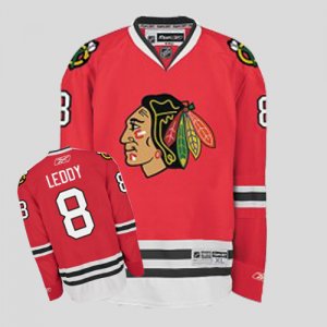 Jerseys Factory Cheap Blackhawks #8 Nick Leddy Red Embroidered Y