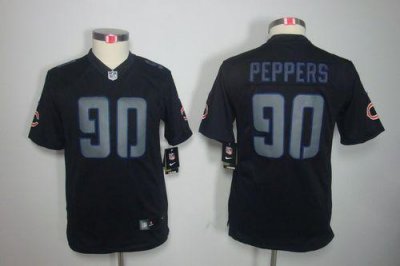 Jerseys Factory Cheap Nike Bears #90 Julius Peppers Black Impact