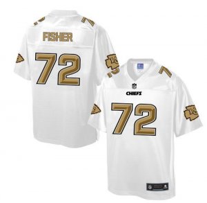 Jerseys Factory Cheap Nike Chiefs #72 Eric Fisher White Men's NF