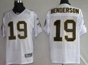 Jerseys Factory Cheap Saints #19 Devery Henderson White Stitched