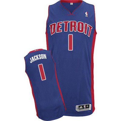 Jerseys Factory Cheap Pistons #1 Reggie Jackson Blue Stitched NB