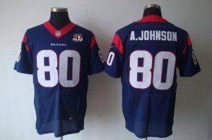 Jerseys Factory Cheap Nike Texans #80 Andre Johnson Navy Blue Te
