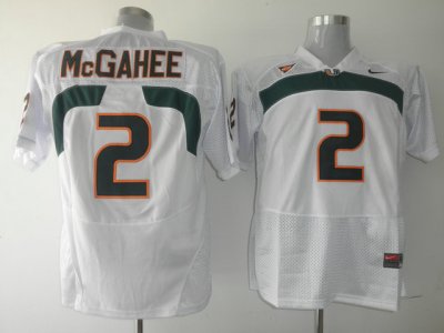Jerseys Factory Cheap Hurricanes #2 Willis McGahee White Embroid