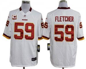 Jerseys Factory Cheap Nike Redskins #59 London Fletcher White Wi
