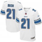 Jerseys Factory Cheap Nike Lions #21 Reggie Bush White Men's Emb