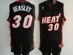Jerseys Factory Cheap Heat #30 Michael Beasley Embroidered Black