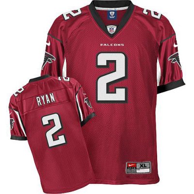 Jerseys Factory Cheap Nike Falcons #2 Matt Ryan Red Stitched NFL