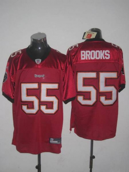 Jerseys Factory Cheap Buccaneers #55 Derrick Brooks Stitched Red - Click Image to Close