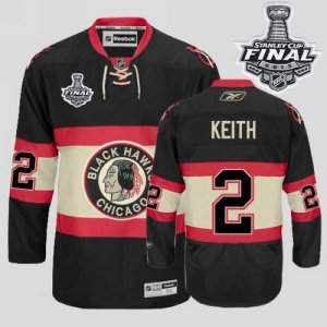 Jerseys Factory Cheap Blackhawks #2 Duncan Keith Embroidered Bla