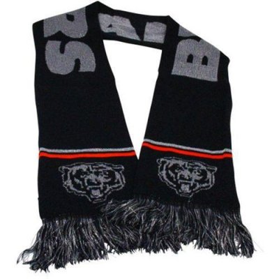 Jerseys Factory Cheap Chicago Bears Ladies Metallic Thread Scarf