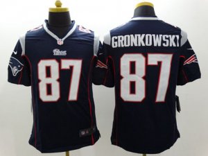 Jerseys Factory Cheap Nike Patriots #87 Rob Gronkowski Navy Blue