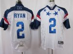Jerseys Factory Cheap Falcons #2 Matt Ryan 2011 White and Blue P