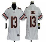 Jerseys Factory Cheap Nike Bears #13 Johnny Knox White Youth Emb