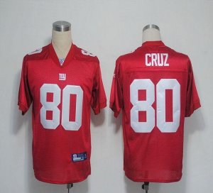 Jerseys Factory Cheap Giants #80 Victor Cruz Red Stitched NFL Je
