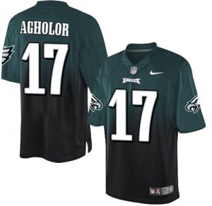 Jerseys Factory Cheap Nike Eagles #17 Nelson Agholor Midnight Gr