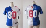 Jerseys Factory Cheap Nike Giants #80 Victor Cruz Royal Blue/Whi