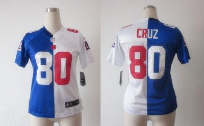 Jerseys Factory Cheap Nike Giants #80 Victor Cruz Royal Blue/Whi