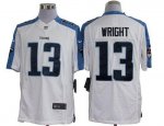 Jerseys Factory Cheap Nike Titans #13 Kendall Wright White Men's