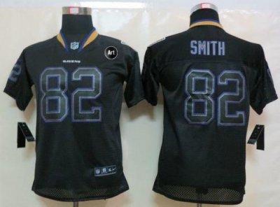 Jerseys Factory Cheap Nike Ravens #82 Torrey Smith Lights Out Bl