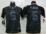 Jerseys Factory Cheap Nike Ravens #5 Joe Flacco Lights Out Black