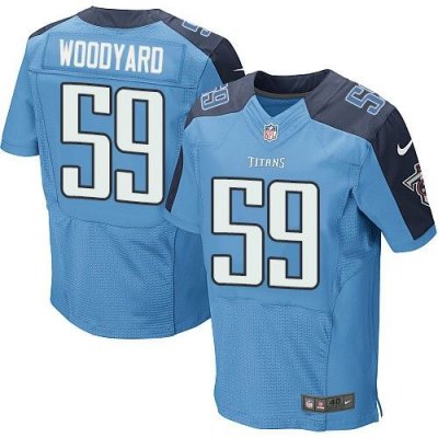 Jerseys Factory Cheap Nike Titans #59 Wesley Woodyard Light Blue
