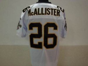 Jerseys Factory Cheap Saints #26 Deuce McAllister White Stitched