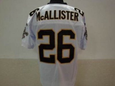 Jerseys Factory Cheap Saints #26 Deuce McAllister White Stitched