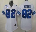 Jerseys Factory Cheap Nike Cowboys #82 Jason Witten White With C