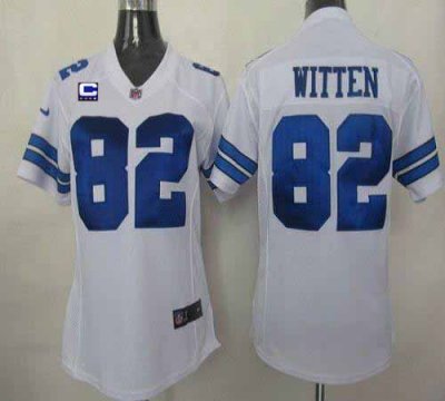 Jerseys Factory Cheap Nike Cowboys #82 Jason Witten White With C