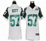 Jerseys Factory Cheap Nike Jets #57 Bart Scott White Youth Embro