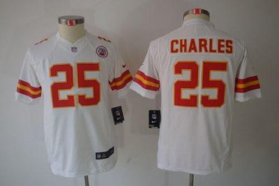 Jerseys Factory Cheap Nike Chiefs #25 Jamaal Charles White Youth