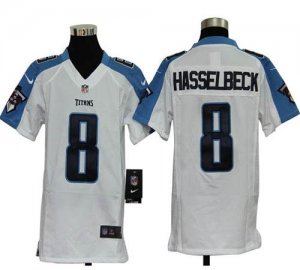 Jerseys Factory Cheap Nike Titans #8 Matt Hasselbeck White Youth