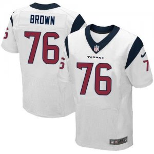 Jerseys Factory Cheap Nike Texans #76 Duane Brown White Men's St