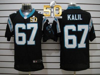 Jerseys Factory Cheap Nike Panthers #67 Ryan Kalil Black Team Co