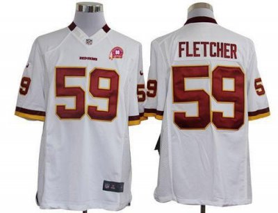 Jerseys Factory Cheap Nike Redskins #59 London Fletcher White Wi