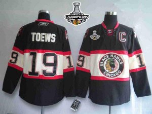 Jerseys Factory Cheap Blackhawks #19 Jonathan Toews Embroidered